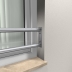 Edelstahl Fensterstange R Line - Doppelrohr Ø33,7 (in Leibung)