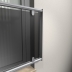 Edelstahl Fenstergitter R Line - ESG grau (auf Fassade)
