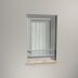 Edelstahl Fensterstange R Line - Doppelrohr Ø33,7 (in Leibung) bis 1000mm