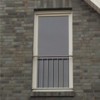 Edelstahl Fenstergitter (französischer Balkon) - R...