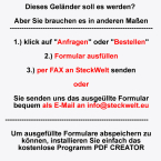 Geländer-Konfigurator - Testartikel - NICHT KÄUFLICH